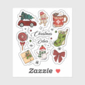 Christmas Vibes Holiday Sticker Pack シール (シート)