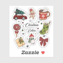 Christmas Vibes Holiday Sticker Pack シール