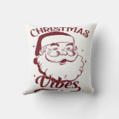 Christmas Vibes Vintage Design クッション (裏面)