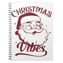 Christmas Vibes Vintage Design ノートブック