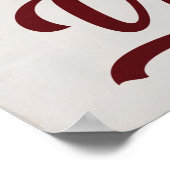 Christmas Vibes Vintage Design ポスター (角)