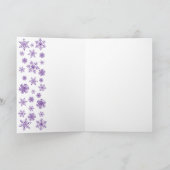 Christmas Vibrant Synthwave Colors and Galaxy シーズンカード (内部)