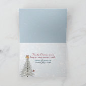 Christmas Victorian House With Year カード (内部)