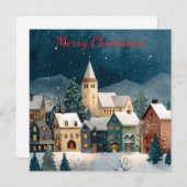 Christmas Village シーズンカード (正面/裏面)