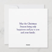 Christmas Village シーズンカード (裏面)