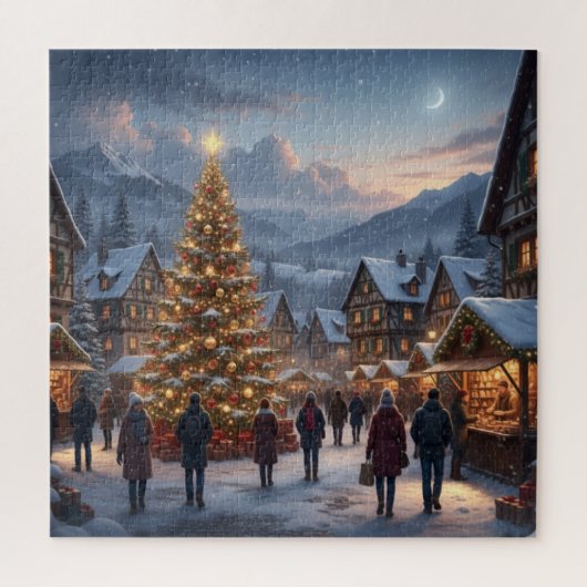 Christmas Village ジグソーパズル (縦)