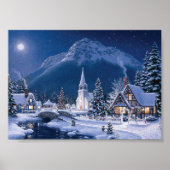 Christmas Village by Richard Burns ポスター (正面)