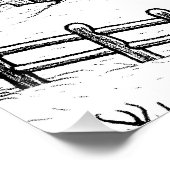 Christmas Village in Winter  ポスター (コーナー)