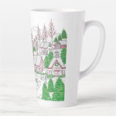 Christmas Village Large Latte Mug カフェラテマグ (右)
