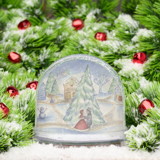 Christmas Village Snow Globe  (クリスマス)