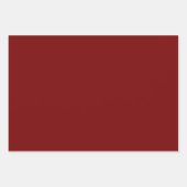 Christmas Vintage Red ラッピングペーパーシート (正面3)