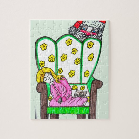 CHRISTMAS WAITING FOR SANTA   ジグソーパズル (縦)