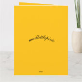 christmas "waiting for santa" springador dogs カード (裏面)