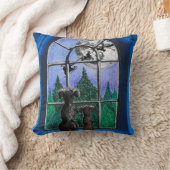 christmas "waiting for santa" springador dogs クッション (ブランケット)