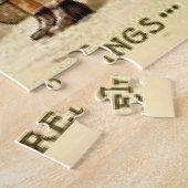 Christmas Walk with the Dog ジグソーパズル (側面)