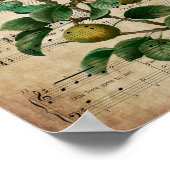 Christmas Wall Art-Partridge in a Pear Tree ポスター (角)