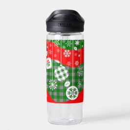 Christmas Water Bottle – White Ornaments  ウォーターボトル