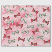 Christmas Watercolor ラッピングペーパー (フラット)