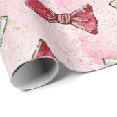 Christmas Watercolor ラッピングペーパー (ロールコーナー)