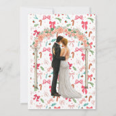 Christmas Wedding Invitation,Winter Wedding 招待状 (裏面)