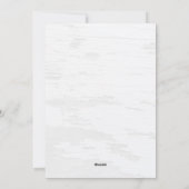 Christmas Wedding Photo シーズンカード (裏面)