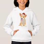 Christmas Welsh Corgi Hoodie (正面)