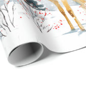 Christmas Whimsical Deer | Wrapping Paper ラッピングペーパー (ロールコーナー)