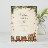 Christmas Whimsical Toy Express 招待状 (スタンド正面)