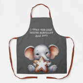 Christmas White Elephant Gag Gift Apron エプロン (正面)