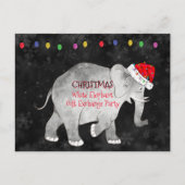Christmas White Elephant Gift Exchange Party ポストカード (正面)