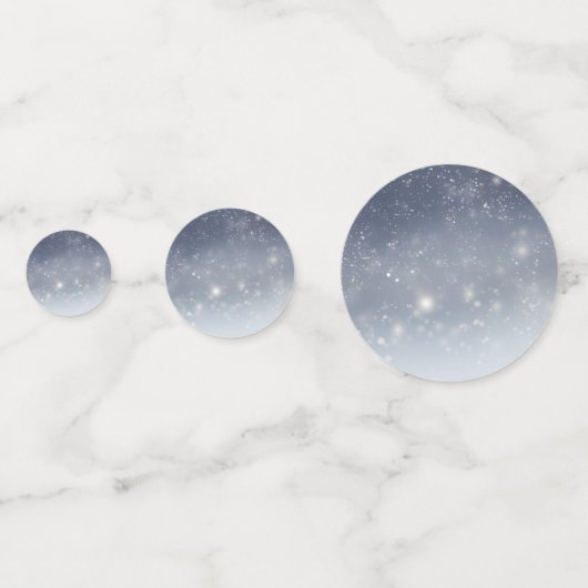 Christmas White Snowflakes コンフェッティ (裏面)