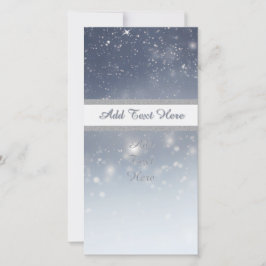 Christmas White Snowflakes シーズンカード