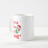 Christmas Will Trade Sister For Candy Cane Xmas Fa コーヒーマグカップ (正面左)