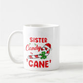 Christmas Will Trade Sister For Candy Cane Xmas Fa コーヒーマグカップ (左)
