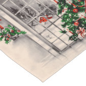 Christmas Window Lights ロングテーブルランナー (コーナー)