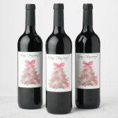 Christmas Wine Bottle Label ワインラベル (ボトル)