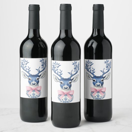 Christmas Wine Bottle Label ワインラベル (ボトル)