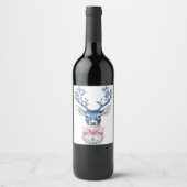 Christmas Wine Bottle Label ワインラベル (正面)