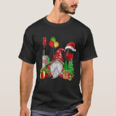 Christmas Wine Gnomes For Xmas Cheer Tシャツ (正面)