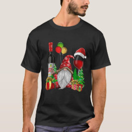 Christmas Wine Gnomes For Xmas Cheer Tシャツ