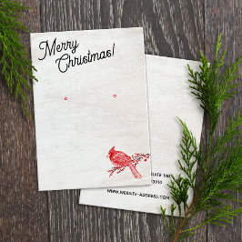 Christmas Winter Cardinal Earring Jewelry Display