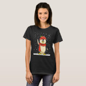 Christmas winter Christmas Xmas penguin Christmas Tシャツ (正面フル)