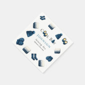  christmas winter cozy boy turning two スタンダードカクテルナプキン (角)