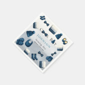  christmas winter cozy boy turning two スタンダードカクテルナプキン (角)