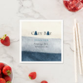  christmas winter cozy boy turning two スタンダードカクテルナプキン (インサイチュ)