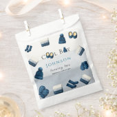  christmas winter cozy boy turning two フェイバーバッグ (クリップ留めされた状態)