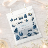  christmas winter cozy boy turning two フェイバーバッグ (クリップ留めされた状態)