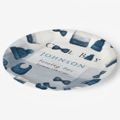  christmas winter cozy boy turning two ペーパープレート (アングル)