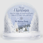 Christmas Winter Fairy Tale, Blue Merle Collie - (裏面)