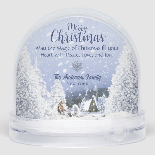 Christmas Winter Fairy Tale, Blue Merle Collie - (裏面)